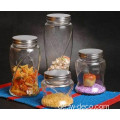 Custom Logo Glass Food Storage Container Jar